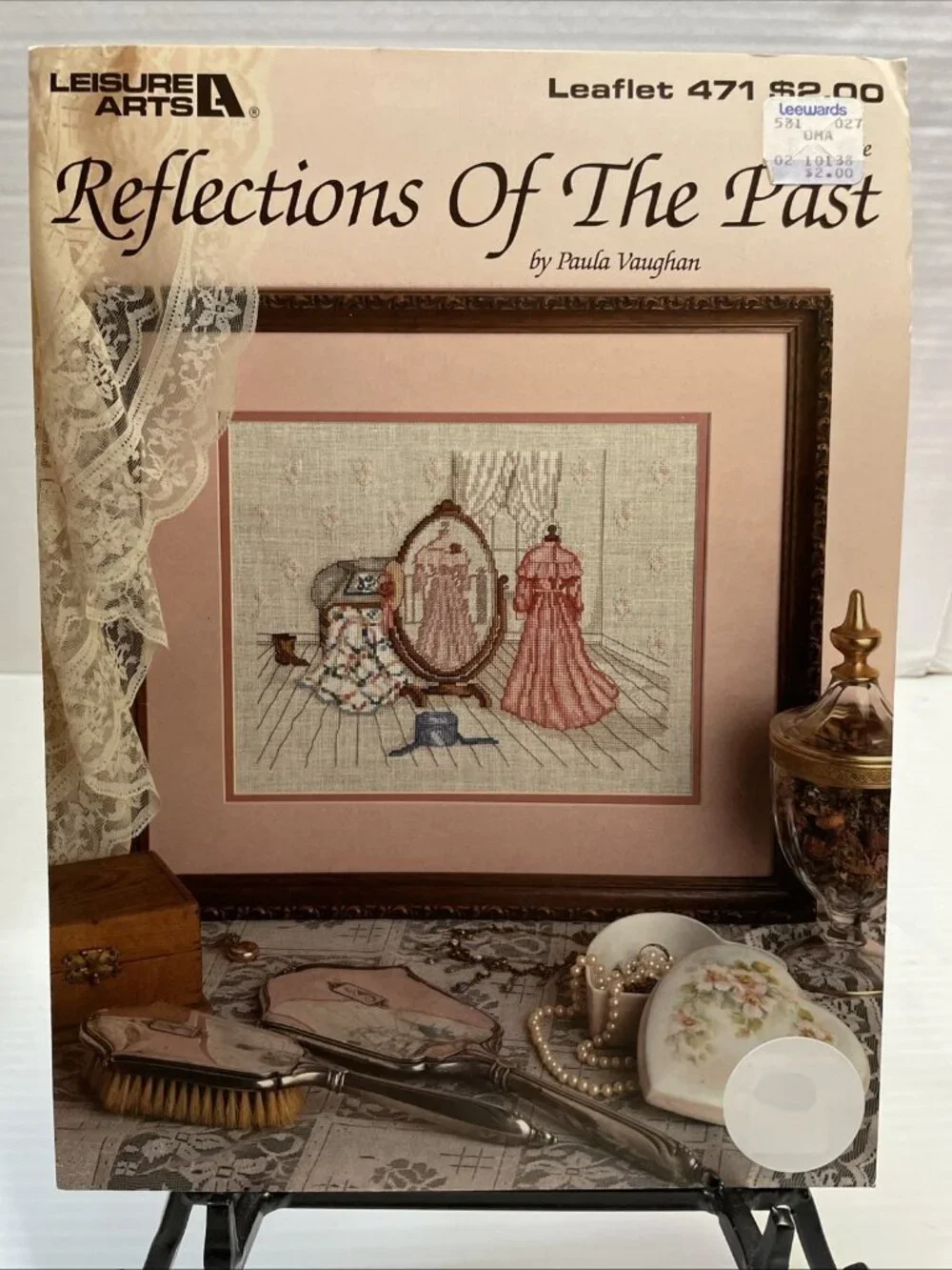 Leisure Arts Reflections of the Past Cross Stitch Leaflet 471 Paula Vaughan EUC